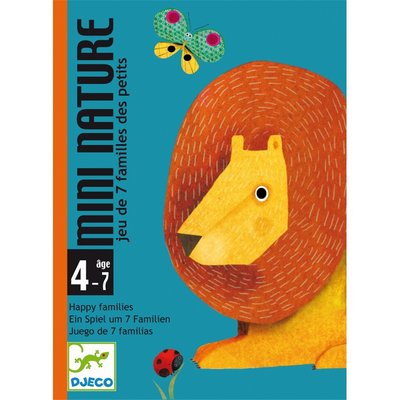 Jeu De 7 Familles Mini Nature DJECO