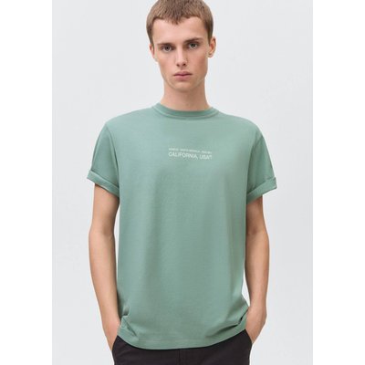 T-shirt coton message MANGO TEEN