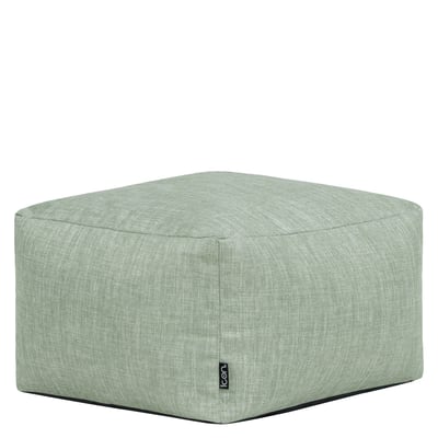 Pouf repose-pied d'intérieur et d'extérieur en tissu tissé Oeko-Tex® - AMARA ICON