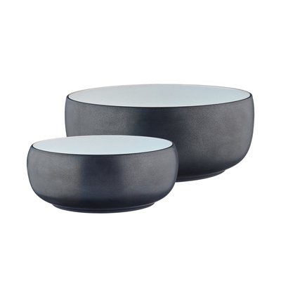 Lot de 2 saladiers en grès, GOURMET BJORN