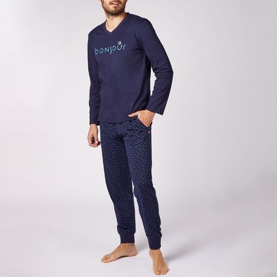 Bonjour Cotton V-Neck Pyjamas DODO
