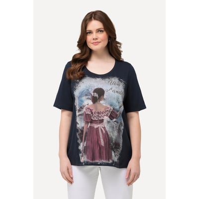 T-shirt à motif style tyrolien ULLA POPKEN