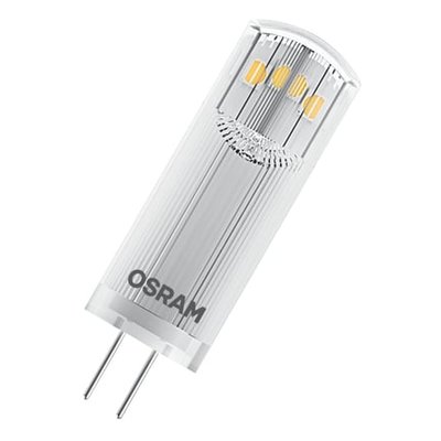 Ampoule Led Capsule Verre Clair 1,8w=20w Blanc Chaud G4 OSRAM