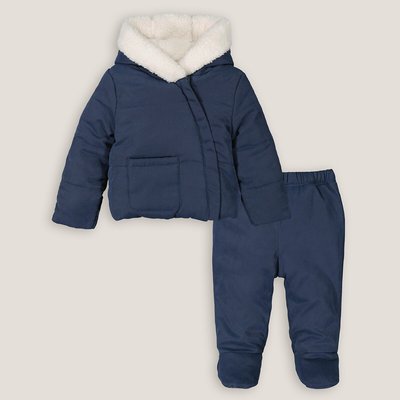Conjunto de abrigo de 2 piezas calentito con capucha LA REDOUTE COLLECTIONS