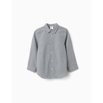 Chemise à manches longues à motif Vichy ZIPPY