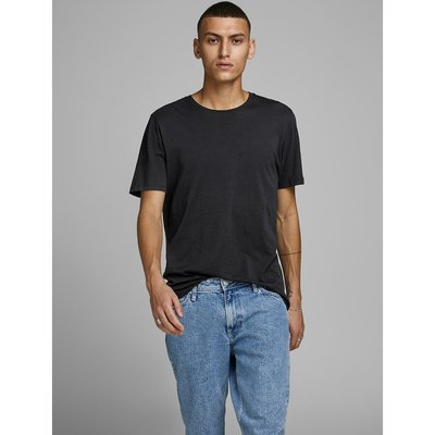 Camiseta con cuello redondo de algodón orgánico JACK & JONES