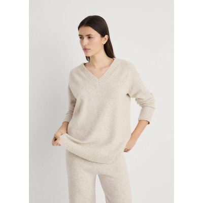 Pull-over maille col en V MANGO