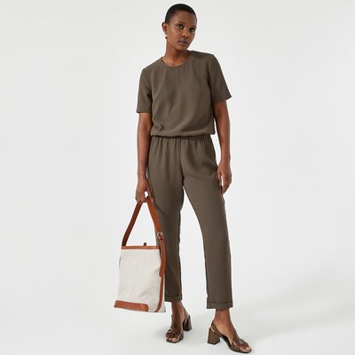 Pantalon fluide coupe droite femme La Redoute