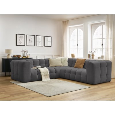 Canapé d'angle fixe 4 places en tissu, CLOUD BOBOCHIC