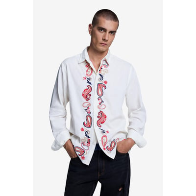 Chemise brodée DESIGUAL