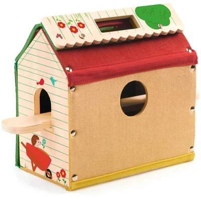 Jouet en bois ferme nomade Softi-Farm DJECO
