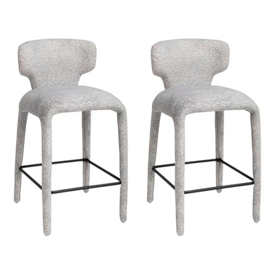 Tabouret de bar en tissu (lot de 2) TULSA PIER IMPORT