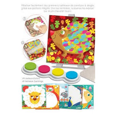 Peinture au doigt animaux CREA.LIGN