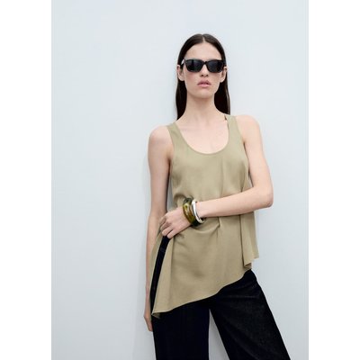 Top lyocell asymétrique MANGO