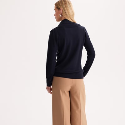 Pull col boule, manches longues, toucher très doux ANNE WEYBURN