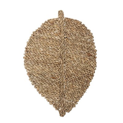 Set de table forme de feuille jonc de mer BLOOMINGVILLE