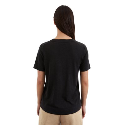 T-shirt ras du cou en jersey slub en mélange de coton et de viscose MARC O'POLO