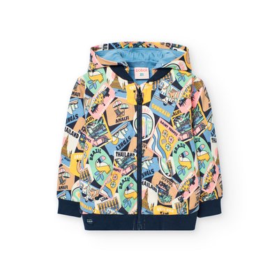 Veste en molleton imprimée BOBOLI