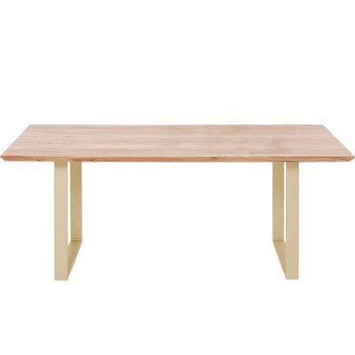 Table Symphony 180x90cm acacia laiton KARE DESIGN