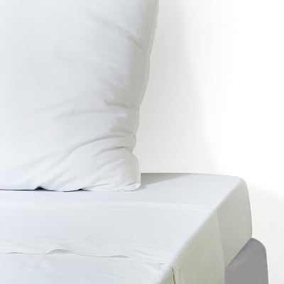 Drap plat satin lavé de coton bio GAIA Made in Europe FEBRONIE