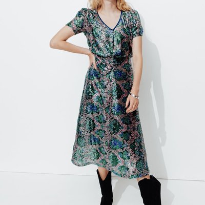 Robe longue à paillettes PROMOD