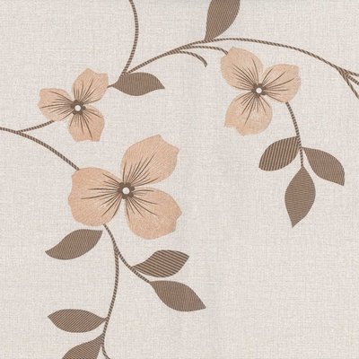 Nappe Toile cirée au mètre paillettes floreal DOUCEUR D'INTÉRIEUR