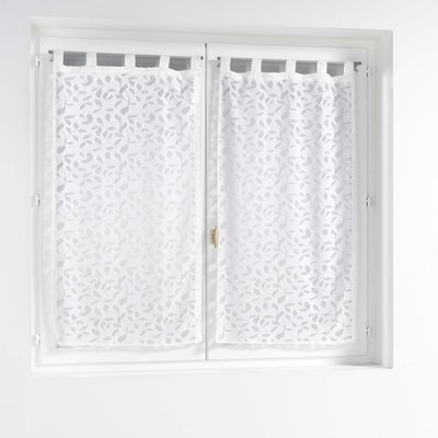 Paire de rideaux voile maille Collection Mannon DOUCEUR D'INTÉRIEUR