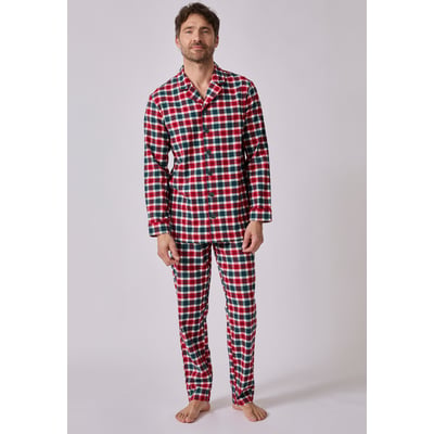 Pyjama en flanelle grattée pur coton DAMART