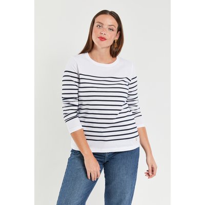 Marinière col bateau en coton léger ARMOR-LUX