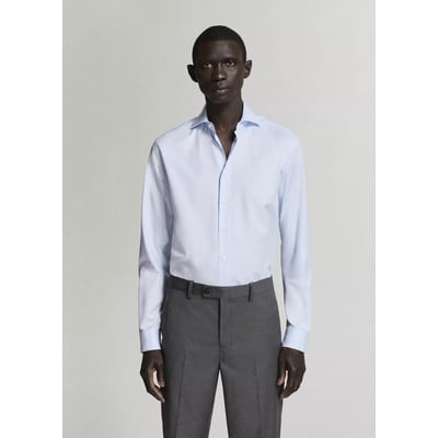 Chemise de costume regular-fit 100 % coton MANGO MAN