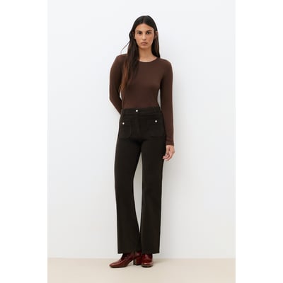 Pantalon bootcut velours PELLEY CAROLL