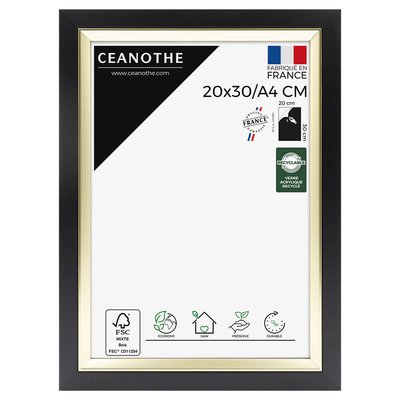 Cadre Photo 20x30 Cm/a4 Résine Recyclée ACTUAL CEANOTHE