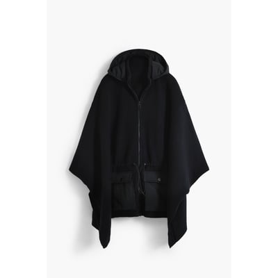 Poncho à capuche avec poches DESIGUAL