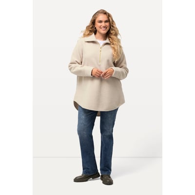Sweat-shirt en polaire à col montant ULLA POPKEN