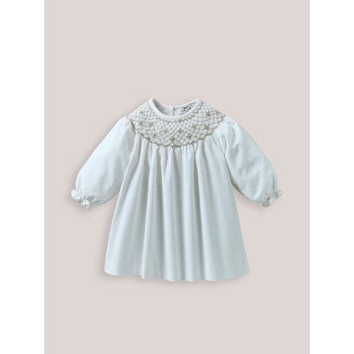 Robe blanche cyrillus fille La Redoute