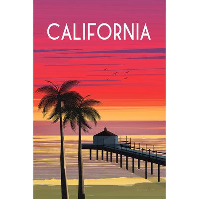 Tableau de voyage California dream HEXOA