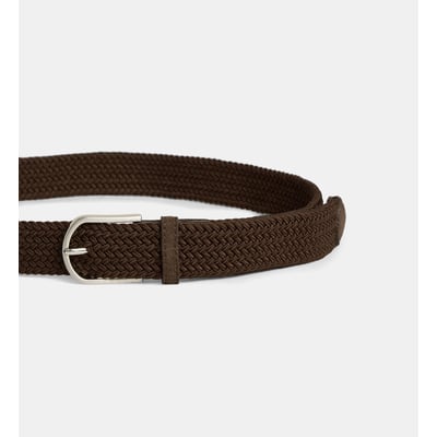 Ceinture bidio suède cordages tressés GALERIES LAFAYETTE