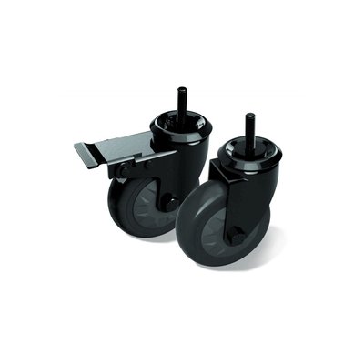 ACCESSOIRE boite 2 roues pour table acacia BIG GREEN EGG