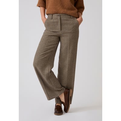 Pantalon large motif pied-de-poule DAMART