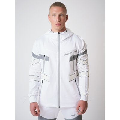 Veste mi-longue style biker réfléchissant PROJECT X