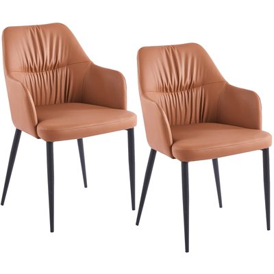 Chaises en cuir, lot de 2, Merit ARTE ESPINA