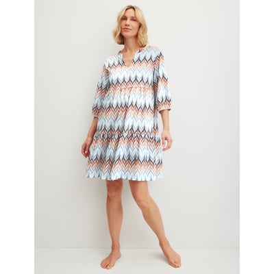 Chemise de nuit, longueur 95 cm manches courtes Coton FAVOURITES OCEAN CALIDA