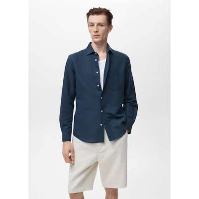 Chemise lin poche MANGO MAN