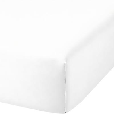 Drap housse coton et bambou bonnet 30cm uni, Bamora C DESIGN HOME TEXTILE