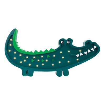Lampe Veilleuse Crocodile Vert LITTLE LIGHTS