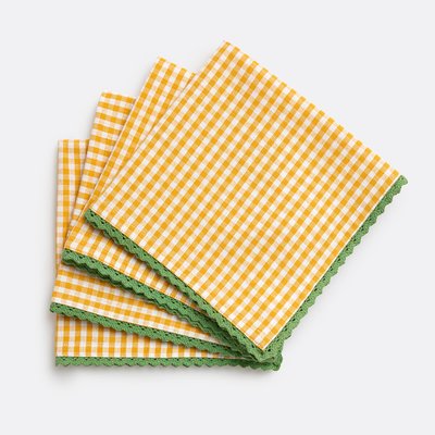 Juego de 4 servilletas de algodón/lino Trattoria LA REDOUTE INTERIEURS