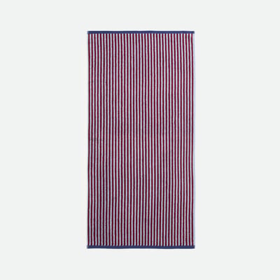 Maxi drap de bain rayé, en éponge bouclette 500g, DANI BICOLORE LA REDOUTE INTERIEURS