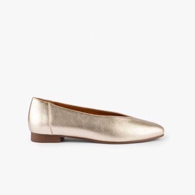Ballerine cuir pailleté CAMILA MAISON TOUFET