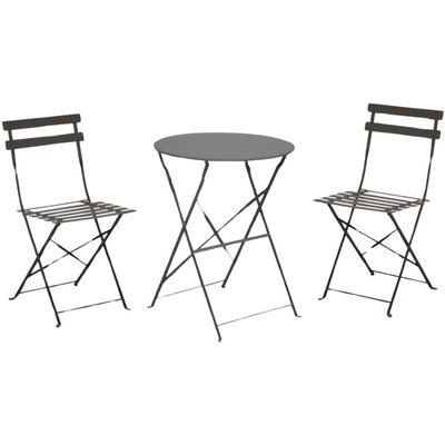 Salon de jardin en acier 2 personnes Cuba PROLOISIRS