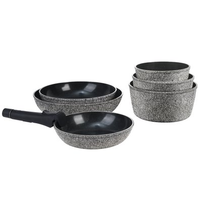 Set de 7 pièces amovible - "Charbon" LAGUIOLE CUISSON